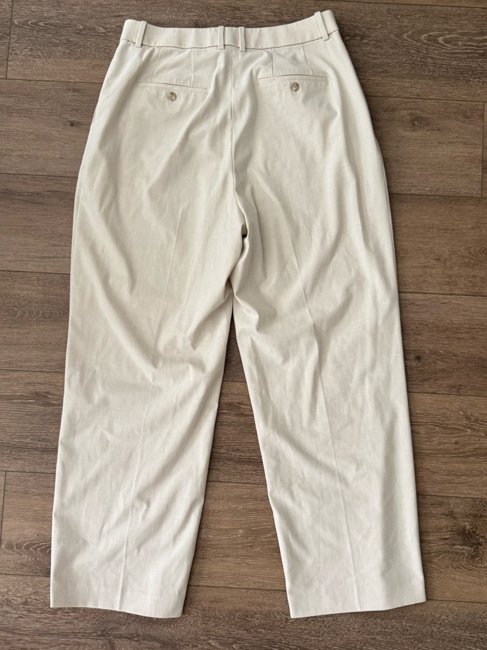 Uniqlo Light Cream Trousers - Picture 3 of 3